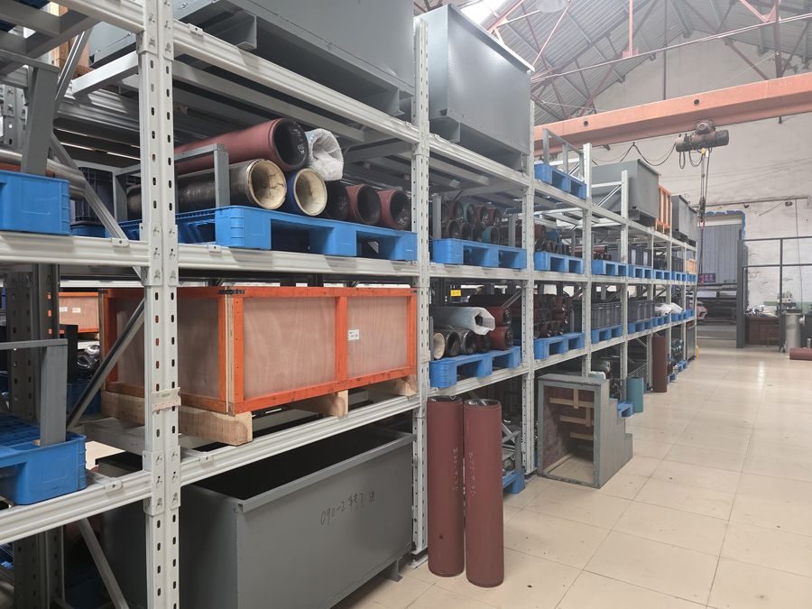 Spare parts warehouse bins